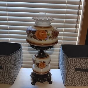 Vintage Hurricane Lamp